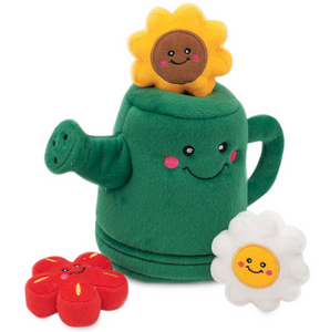 Zippy Burrow Interactive Dog Toy - Watering Can + 3 Flowers